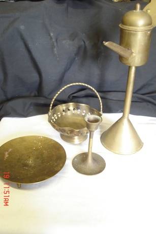 4 BRASS ITEMS