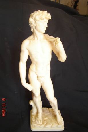 DAVID FIGURE SIGNED A SANTINI