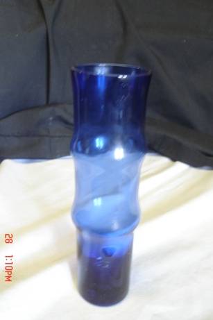 LOVELY BLUE GLASS VASE