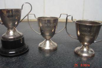 3 TROPHIES ENGRAVED