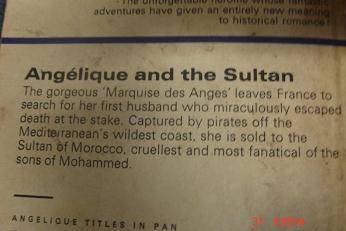 ANGELIQUE AND THE SULTAN BY SERGEANNER GOLON