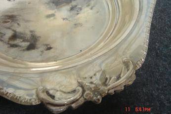 LOVELY PLATED BISCUIT SERVER
