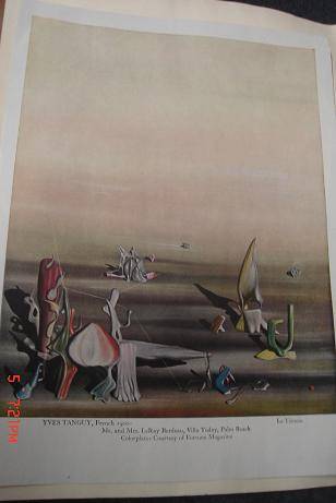 LE TEMOIN BY YVES TANGUY PRINT
