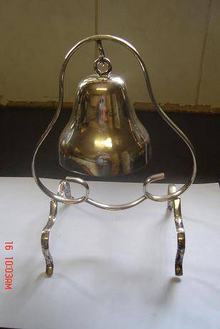 LOVELY SILVER PLATED DINNER BELL