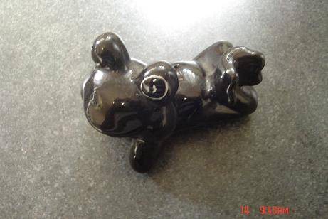 BLACK FROG ORNAMENTS