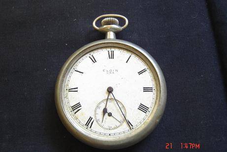 VINTAGE ELGIN POCKET WATCH FOR REPAIR