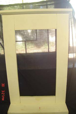 LOVELY FRAME FOR MIRROR WITH SHELF FOR ORNAMENTS