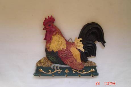 LOVELY ROOSTER KEYHOLDER