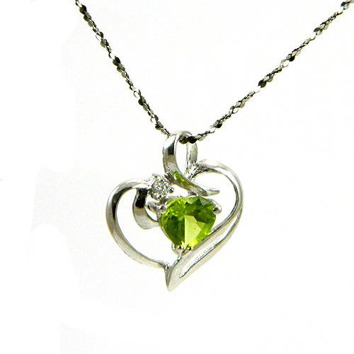 Garnet  Pendant - Beautiful Garnet Heart set in .925 Silver