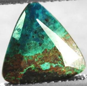 2.72 CT.NATURAL TRILLIANT BLUE GREEN MADAGASCAR CHRYSOCOLLA