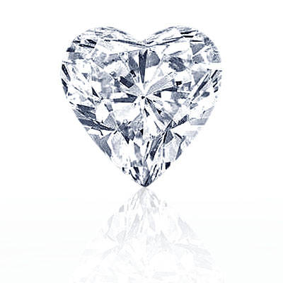 0.13 Carat D Color VS2 Heart Natural Loose Diamond For Ring 3.14X2.99-2.12mm