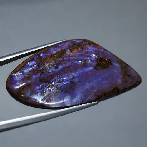 Natural Gem 48.91ct Orange & Rainbow Matrix Boulder OPAL, QUEENSLAND AUSTRALIA