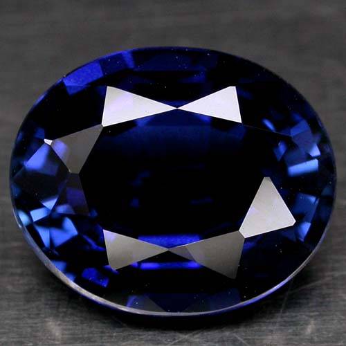6.64CT.PERFECT AAA KASHMIR BLUE SAPPHIRE LAB CORUNDUM OVAL