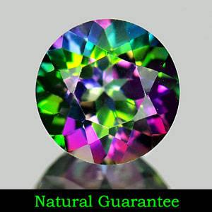 Mystic Topaz~ 1.60 Ct. Round Shape Natural Mystic Green Topaz Brazil