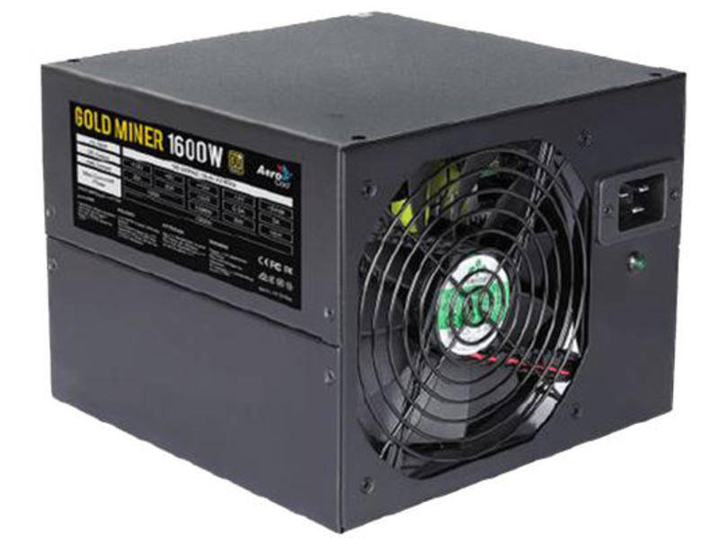 MASSIVE 1600Watt Aerocool Goldminer Mining PSU!! AMAZING