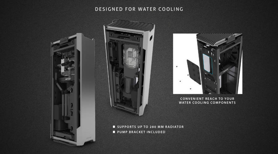 ***WOW*** One of A Kind!! PHANTEKS Evolve SHIFT x Gaming Case!!  Tempered Glass etc!!