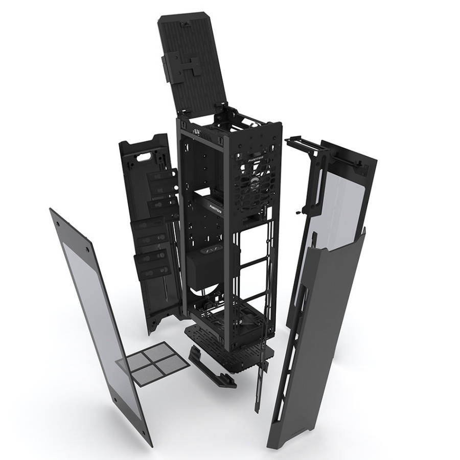 ***WOW*** One of A Kind!! PHANTEKS Evolve SHIFT x Gaming Case!!  Tempered Glass etc!!