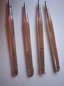 COMPLETE SET OF STERLING SILVER BRIDGE PENCILS