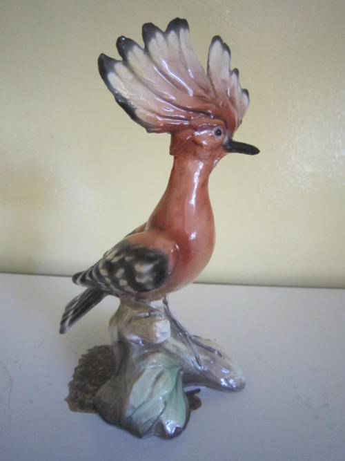STUNNING PORCELAIN BIRD ORNAMENT  ITEM NO 676