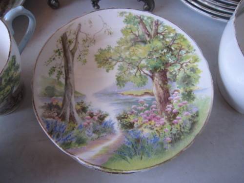 19 PIECE PART SHELLY BONE CHINA TEA SET ITEM NO 2030