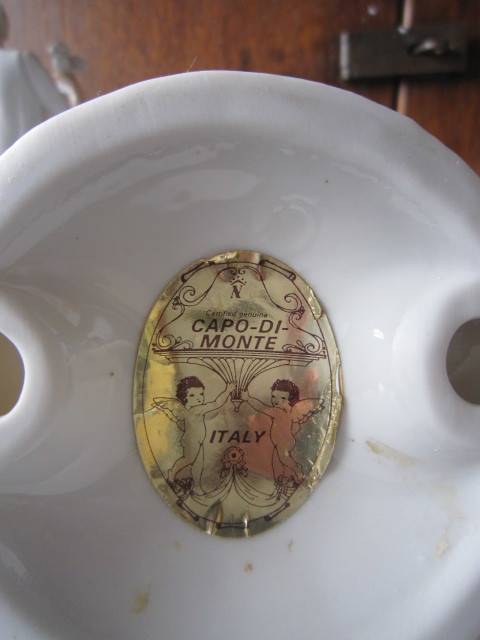 2 CAPO-DI-MONTE BEAUTIFUL MIXED MEDIUM FIGURINES  ITEM NO 2145/46