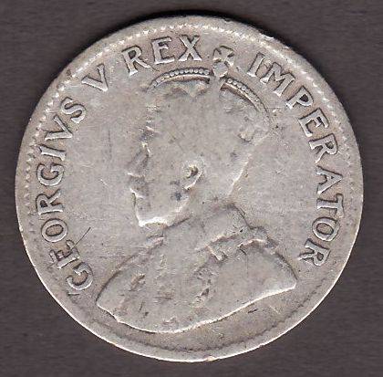 SAU 1932 3 Pence .80 Silver