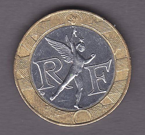 France 1989 10 Franc Coin