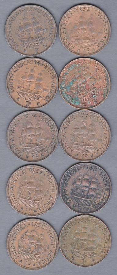 SAU 10 Different Pennies