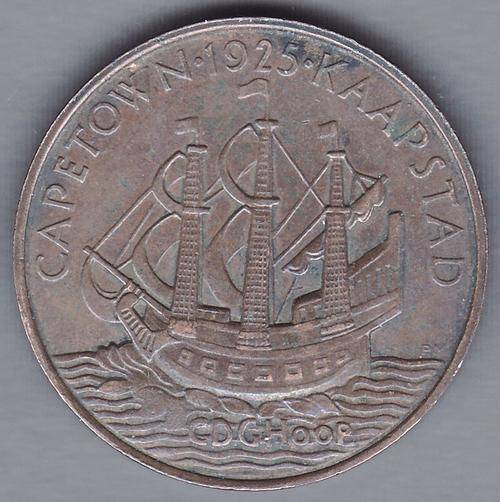 1925 Nice Cape Town Edward Prince of Wales Medallion
