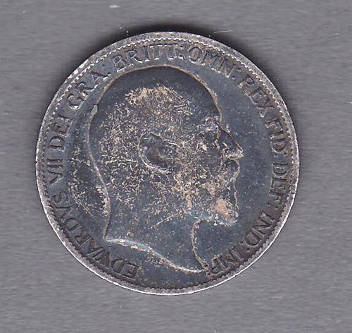 Great Britain 1904 6 Pence .925 Silver  CW 2.75 Grams CV R70 F or R250 VF