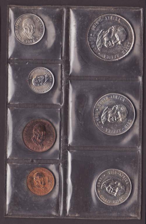 RSA 1982 Mint Pack 1 cent to R1. Only 10 000 Minted