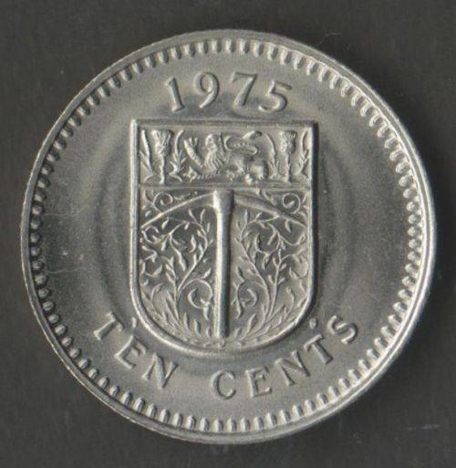RHODESIA MINT ERRORS ROTATED DIE 1/2 CENT x 2 COINS(Circulated) AND TEN CENTS COIN(UNC)
