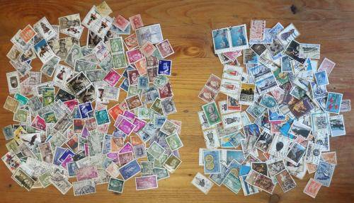 HUGE EUROPEAN STAMP LOT +/- 2000 STAMPS ! incl GERMANY, FRANCE, SWEDEN, SWITZERLAND etc -LOOK