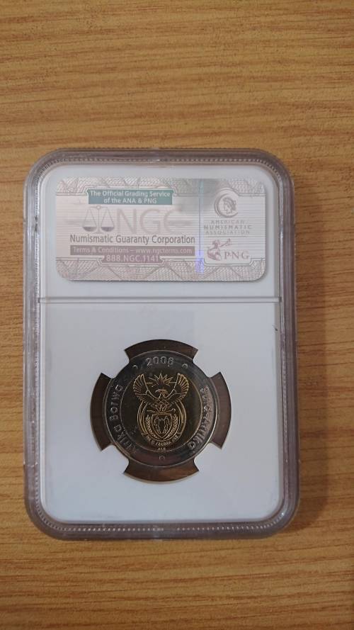 2008 Mandela R5 Graded MS 67