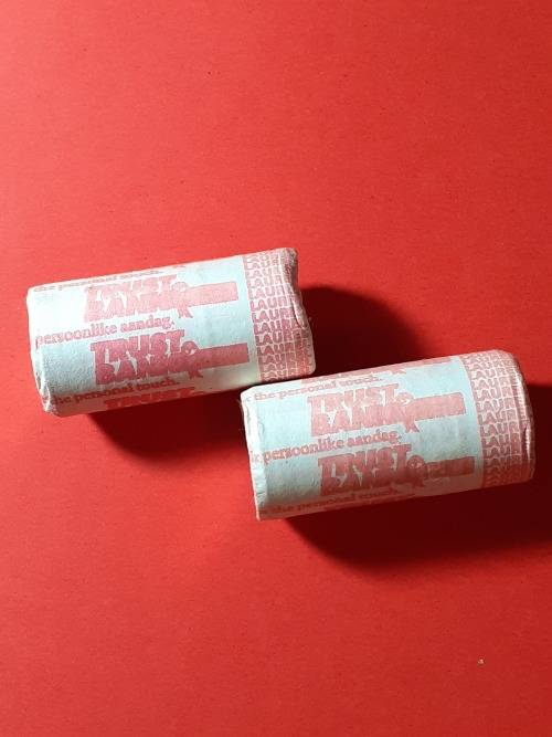 WOW 2X Trustbank Rolls With 2nd decimal 20c coins. Unknown Dates.Bid Per Roll.