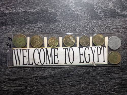 Welcome To Egypt Coin And Stamp Set