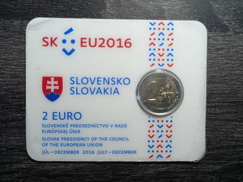 2016 Slovakia 2 Euro Unc Coin