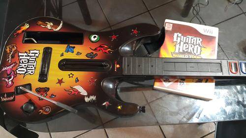 Crazy R1 - Guitar Hero Guitar + Guitar Hero World Tour game for Wii
