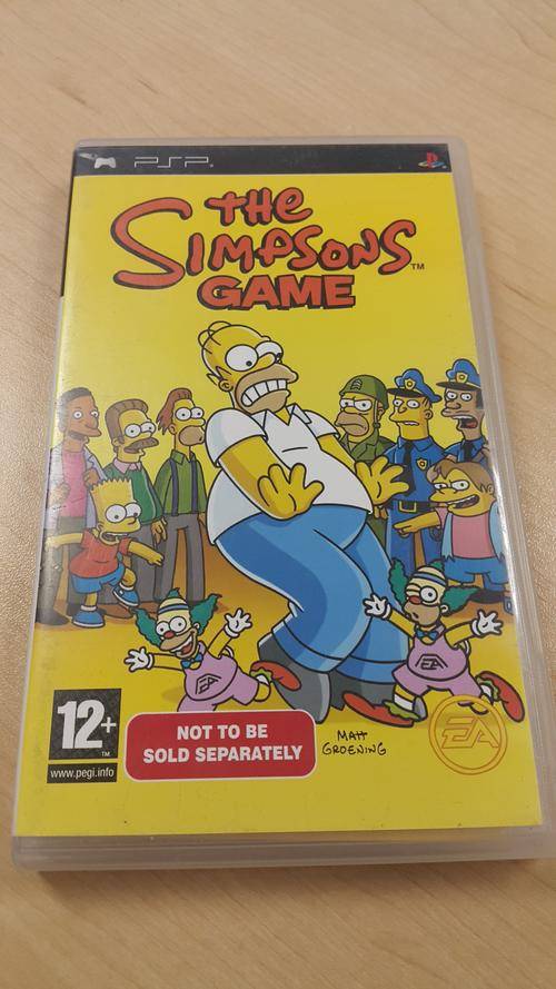 Crazy R1 - The Simpsons game for PSP