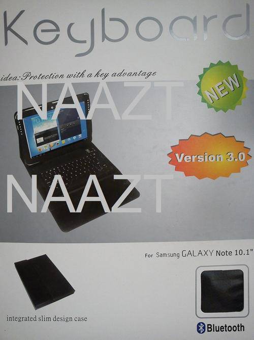 Bluetooth Keyboard and Cover For Samsung Galaxy Note N8000 10.1 inch
