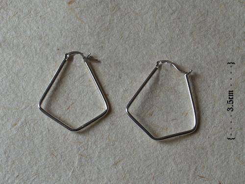 HOOP EARRINGS STERLING SILVER