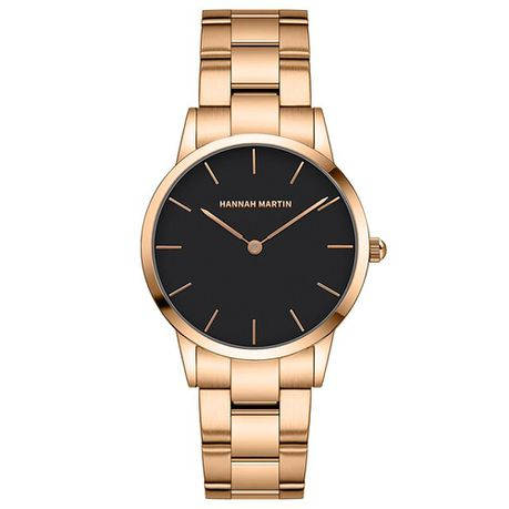 2ND HAND Hanna Martin Ladies Wrist Watch with black dail(USED)