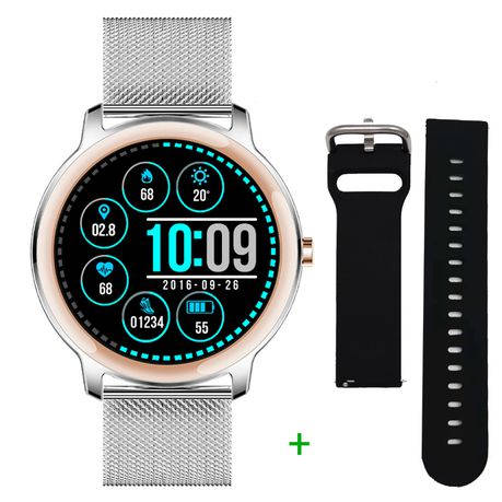2ND HAND LIGE Moon v1.0 - Silver Waterproof Smart Watch For Ladies(USED)