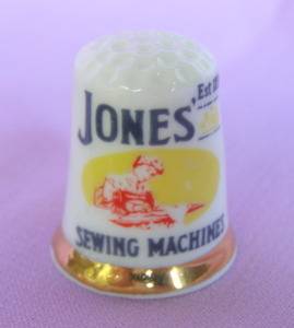 Finsbury Advertising THIMBLE - Jones` Sewing Machines