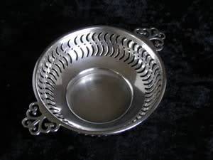 Pierced Silver BON BON DISH - Birmingham 1909
