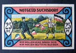 German NOTGELD - 25pf. Suchsdorf 1921