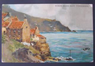 "Pictorial" POSTCARD - Robin Hood Bay, Yorkshire