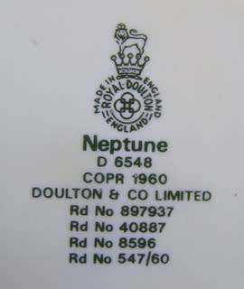 Royal Doulton LARGE CHARACTER JUG - Neptune