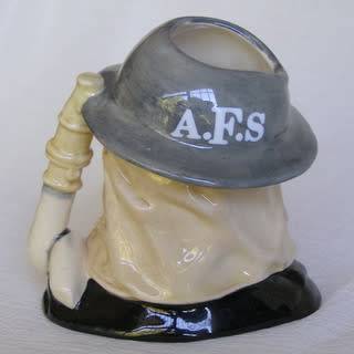 Royal Doulton CHARACTER JUG - Auxiliary Fireman (see description)