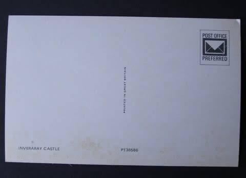 British POSTCARD - Inveraray Castle